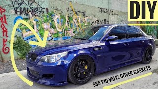 BMW E60 M5 / E63 M6 S85 V10 Valve Cover Gasket Replacement