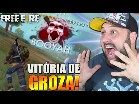 FREE FIRE: JOGUEI COM A GROZA NA PRIMEIRA VIT