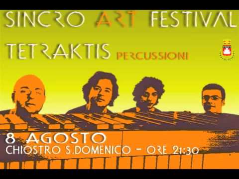 Gubbio 8 Agosto 2013 - Tetraktis Percussioni - SincroArt Festival