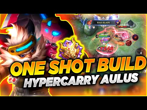 AULUS ONE SHOT BUILD😱TOP GLOBAL AULUS BEST BUILD GAMEPLAY IN RANK | AULUS GAMEPLAY