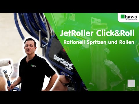 Graco JetRoller Click&Roll - rationell Farbe spritzen und rollen, ohne ständiges Reinigen der Walze