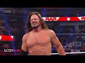 Bobby Lashley Vs AJ US Championship WWE Raw 8 15 22 1 2