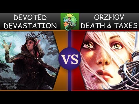 MTGO Modern 2019: Match 2 - Devoted Devastation vs. Orzhov Death & Taxes