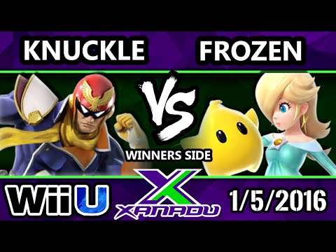 S@X 131 - Knuckle (Captan Falcon) Vs. SI | Frozen (Rosalina) SSB4 Tournament - Smash Wii U - Smash 4