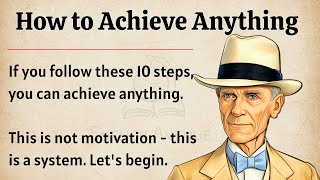 How to Achieve Anything || Learn English Through Motivation 🔥 || Graded Reader || Improve English ✅️