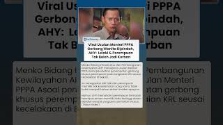 Viral Usulan Menteri PPPA Gerbong Wanita Dipindah, AHY Lelaki & Perempuan Tak Boleh Jadi Korban
