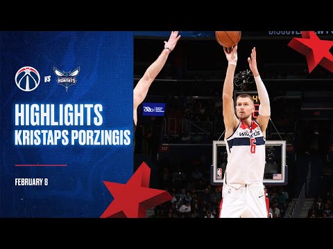 Highlights: Kristaps Porzingis drops 36 points in victory vs Charlotte Hornets - 2/8/23