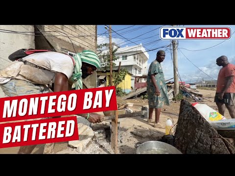 In The Heart Of Montego Bay, Jamaica Alongside Residents Struggling To Cope After Hurricane Melissa