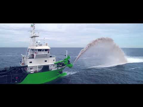 Sea trials of LNG powered trailing suction hopper dredger Minerva