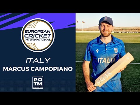 POTM: M.Campopiano SPA vs GER Highlights Grizzly Bear ECI Spanish T20I Tri-Series Nov 2022 ECI22.037