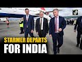 British PM Kier Starmer Departs For India For His First Official Visit