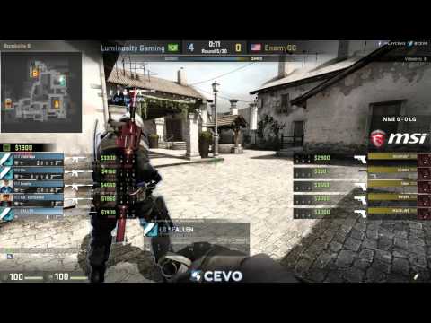 EnemyGG vs Luminosity Gaming Game 1 (CEVO-P CS:GO Season 8) - KnoobLord & LATORR