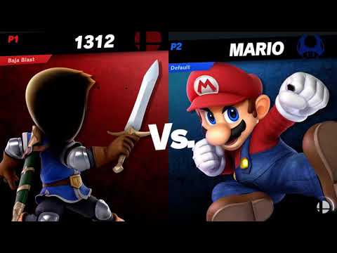 Mystic (Mii Swordfighter) vs. Default (Mario, Samus) - Local of Lafayette #7 WQF