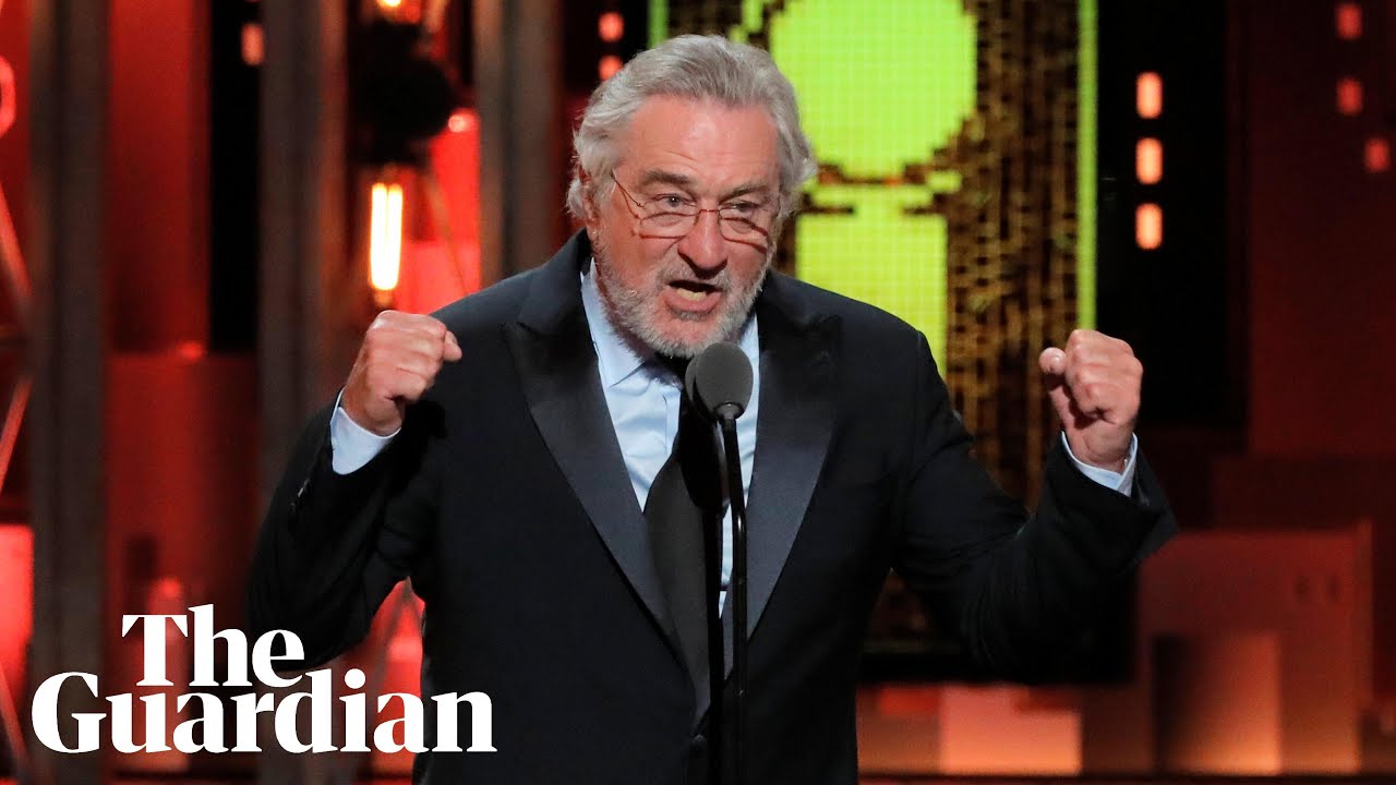 Robert de Niro's 'Fuck Trump' speech at Tony awards thumnail