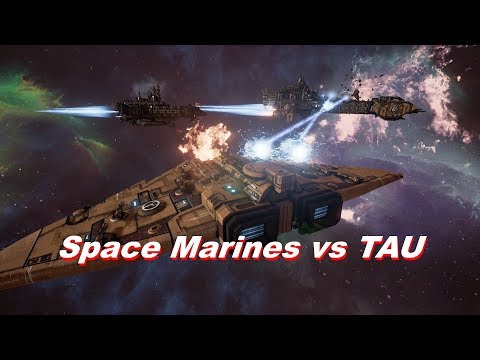 Space Marines vs TAU! Rank 125, Heroic Difficulty, 1500 Points - Battlefleet Gothic Armada