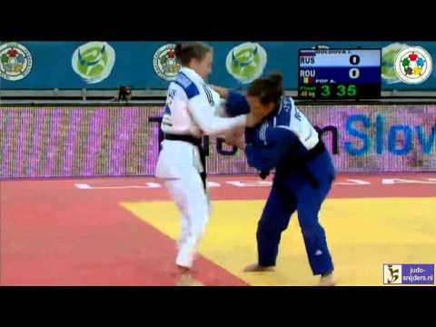 Judo 2013 World Championships Junior Ljubljana: Dolgova (RUS) - Pop (ROU) [-48kg] final