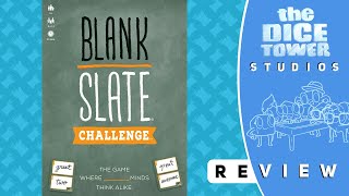 Blank Slate Challenge Review:  Party Game for a Party of Two (or Four)