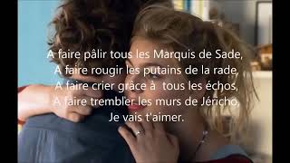 Louane - Je vais t&#39;aimer (paroles)