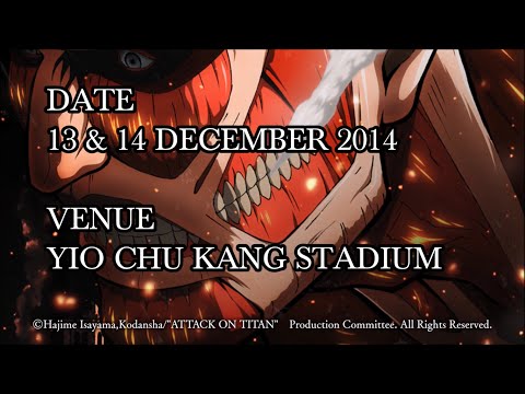 Attack on Titan x Real Escape Game in Singapore [Escape from the Walled City] CM