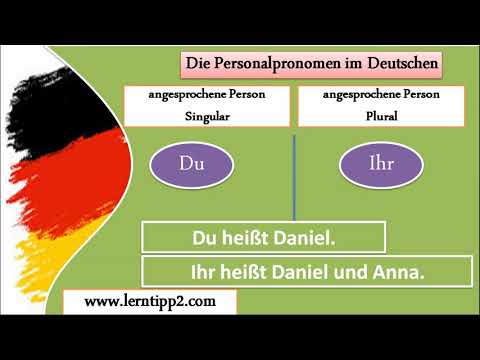 Lektion 4: Die Personalpronomen in der Deutschen Sprache