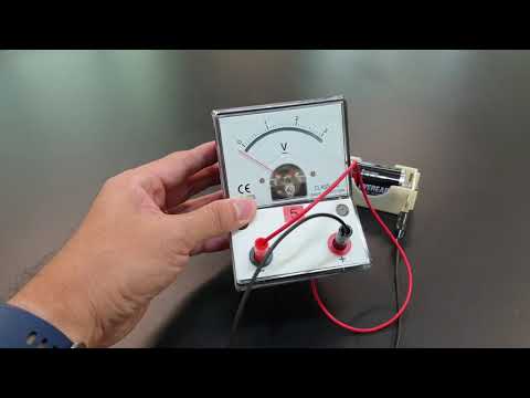 Wrong connection to the terminals of ammeter or voltmeter