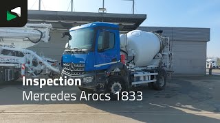 Mercedes-Benz Arocs 1835 4X2 Schwing Stetter Mixer Big-Axle Euro 6 transmikser | G&ouml;r&uuml;nt&uuml; 4 - Machineryline