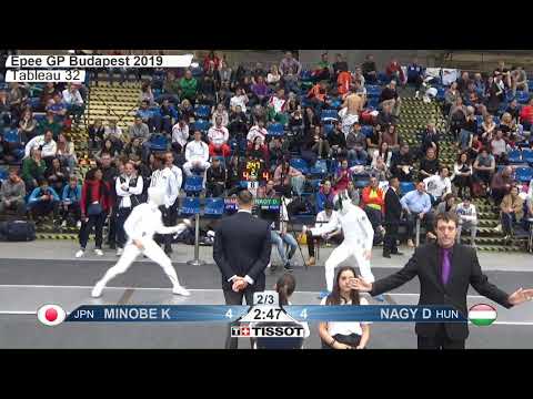 2019 112 T32 15 M E Individual Budapest HUN GP 8 MINOBE JPN vs NAGY HUN