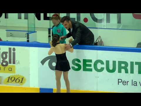 Sophie Sprung (Age 10)  Lugano Cup 2016 SP - Figure Skating