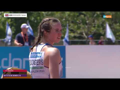 Seren RODGERS  - Javelin Throw  - European Athletics U18 Championships 2022 #shorts