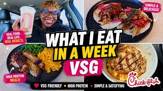 VSG What I Eat in a Day 🍽️ High Protein Meals | 🪴 Spring Garden Updates Zone 6a