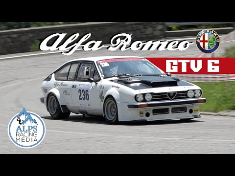 Alfa Romeo GTV6 Rally & Hillclimb | epic Busso V6 sound 🍀 PURE SOUND [HD]