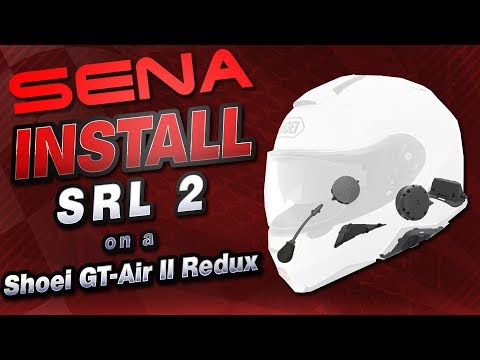 SENA SRL2 Install on the Shoei GT-Air II Helmet | Sportbike Track Gear