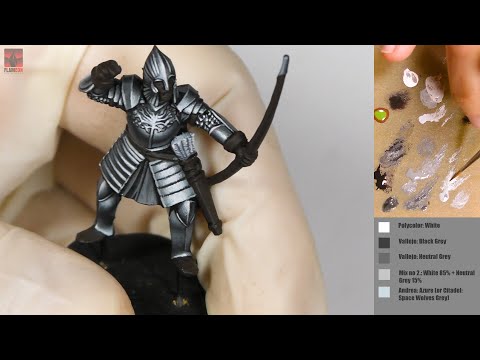 How to paint a Minas Tirith archer part 1
