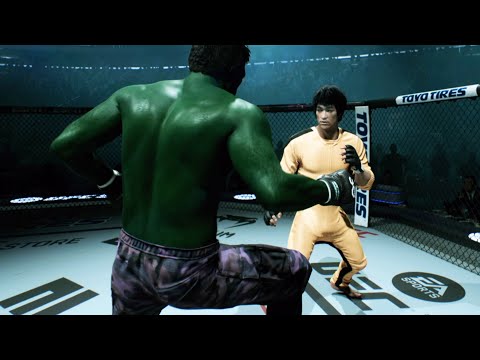 UFC 5 - Bruce Lee vs. Classic Hulk - Dragon Fights 🔥🐲
