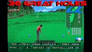 Golf Magazine: 36 Great Holes Starring Fred Couples playing on the 32X