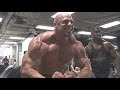 Bodybuilder John Pitsch Trains Shoulders And Arms 7 Days Out
