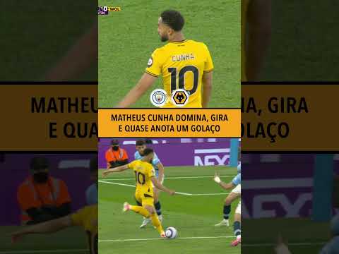 Faltou centímetros para o Matheus Cunha marcar o que seria um GOLAÇO! #shorts