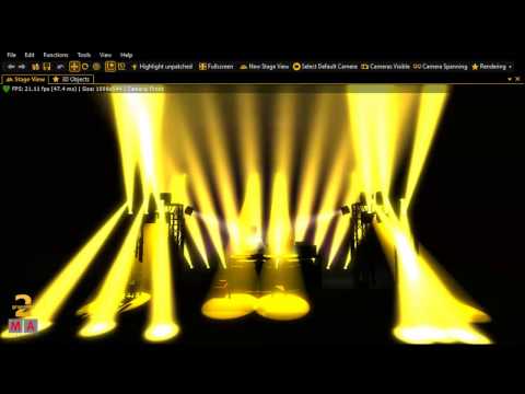 John Miles - Music (was my first love) - GrandMA2 MA3D - Lightshow