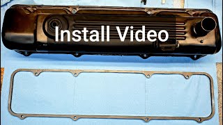 Install video for Slant six valve cover load spreader.