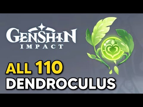 ALL 110 Dendroculus Locations in Genshin Impact 3.0