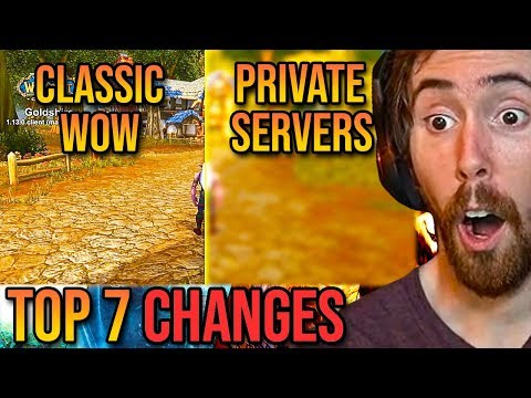 Asmongold Reacts To The Top 7 Changes In Classic WoW Compared To Private Servers - Punkrat