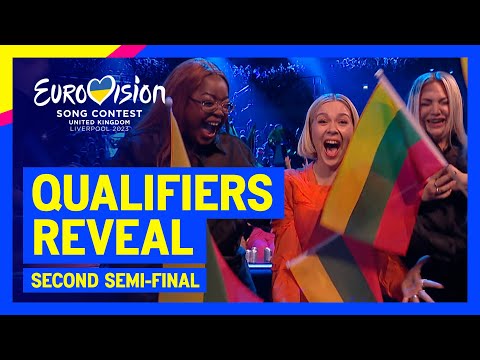 Second Semi-Final qualifiers reveal | Eurovision 2023 | #UnitedByMusic 🇺🇦🇬🇧