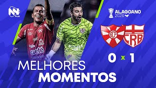 Melhores momentos COMPLETO - PENEDENSE 0 x 1 CRB | Campeonato Alagoano 2026