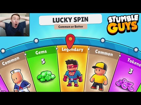 Pyöritin 33 kertaa Onnenpyörää ja sain nämä... (Stumble Guys)