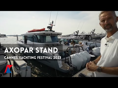 Axopar stand - Cannes Yachting Festival 2023