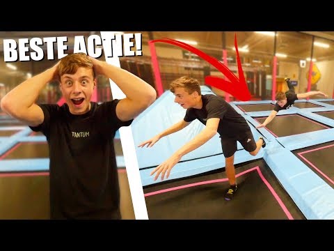 DIT MAG ALLEEN in een GESLOTEN TRAMPOLINEPARK!