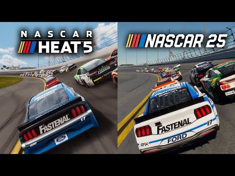 NASCAR Heat 5 vs NASCAR 25 | Direct Comparison