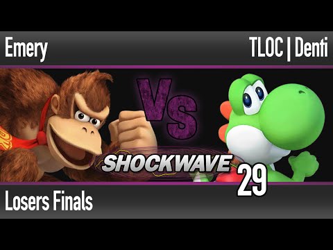 SW 29 Wii U - Emery (DK) vs TLOC | Denti (Yoshi, Diddy) - Losers Finals