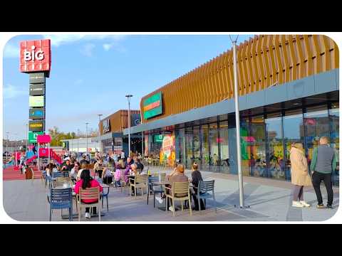 BIG Šabac – Šetnja kroz novi tržni centar | Prodavnice, kafići i atmosfera 4K