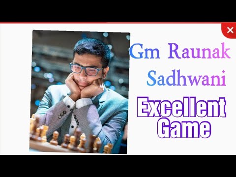 GM Raunak Sadhwani played brilliant endgame in World Rapid Team Champ. against GM Sadvakasov Darmen